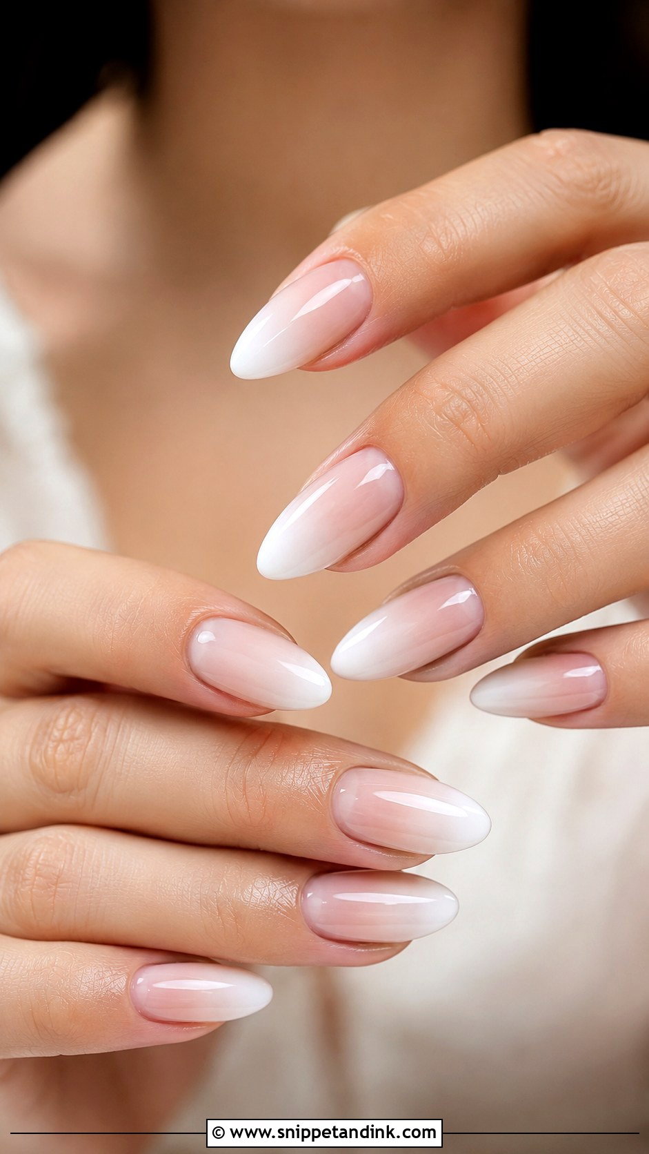 Ombre Wedding Almond Nails - Snippet and Ink - 20 Almond Nails Designs Wedding
