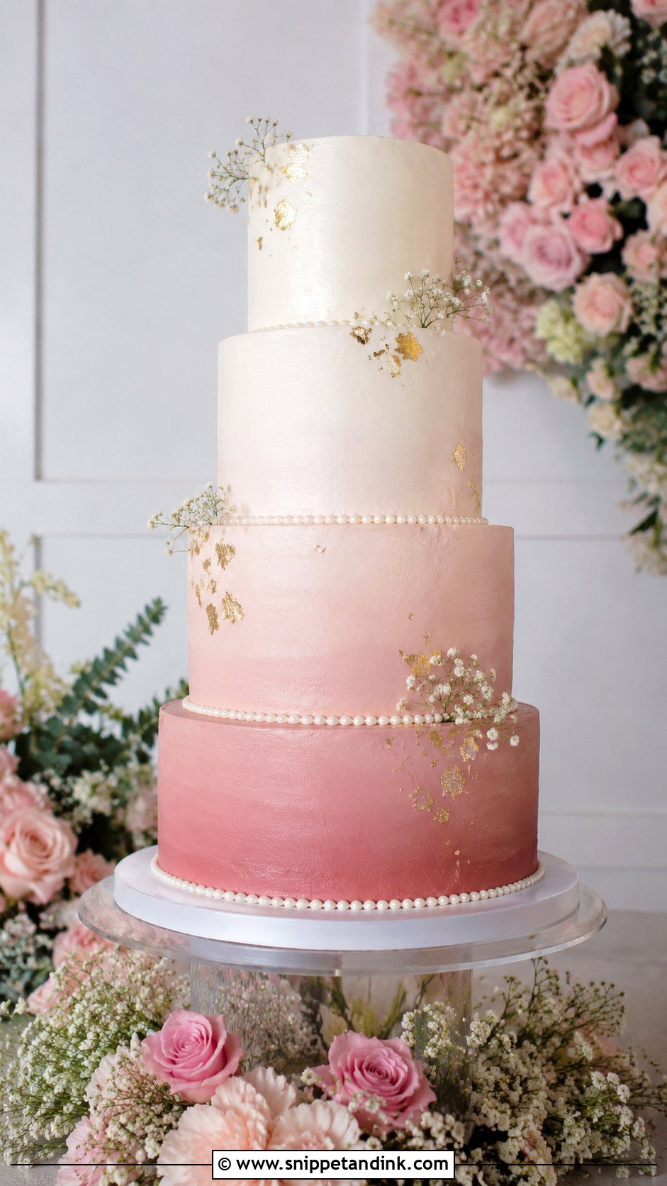 Ombre Wedding Cake - Snippet and Ink - 20 Multi Color Cake Ideas for Wedding