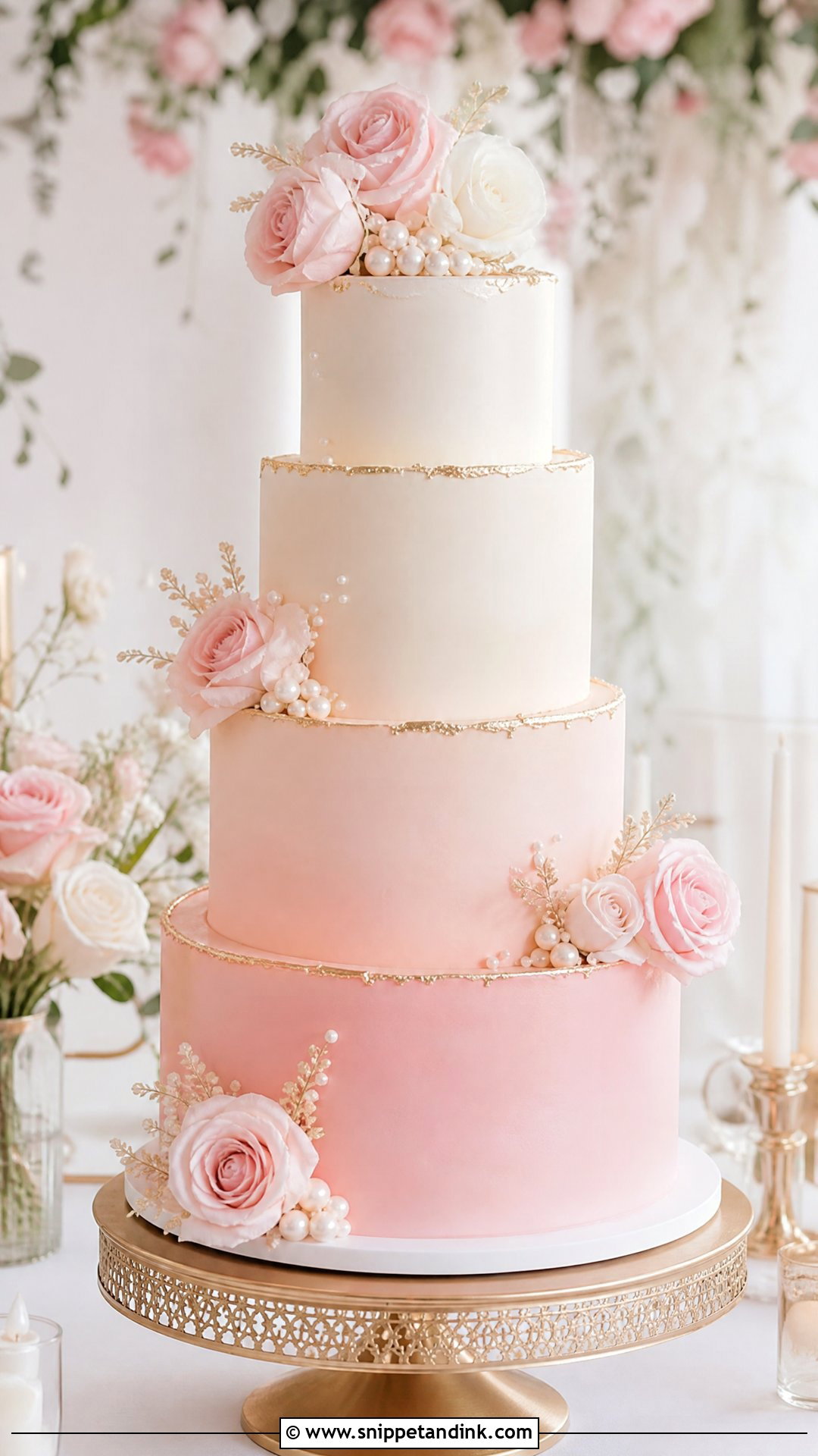 Ombre Wedding Cake - Snippet and Ink - 25 Big Cake Design Ideas for Wedding