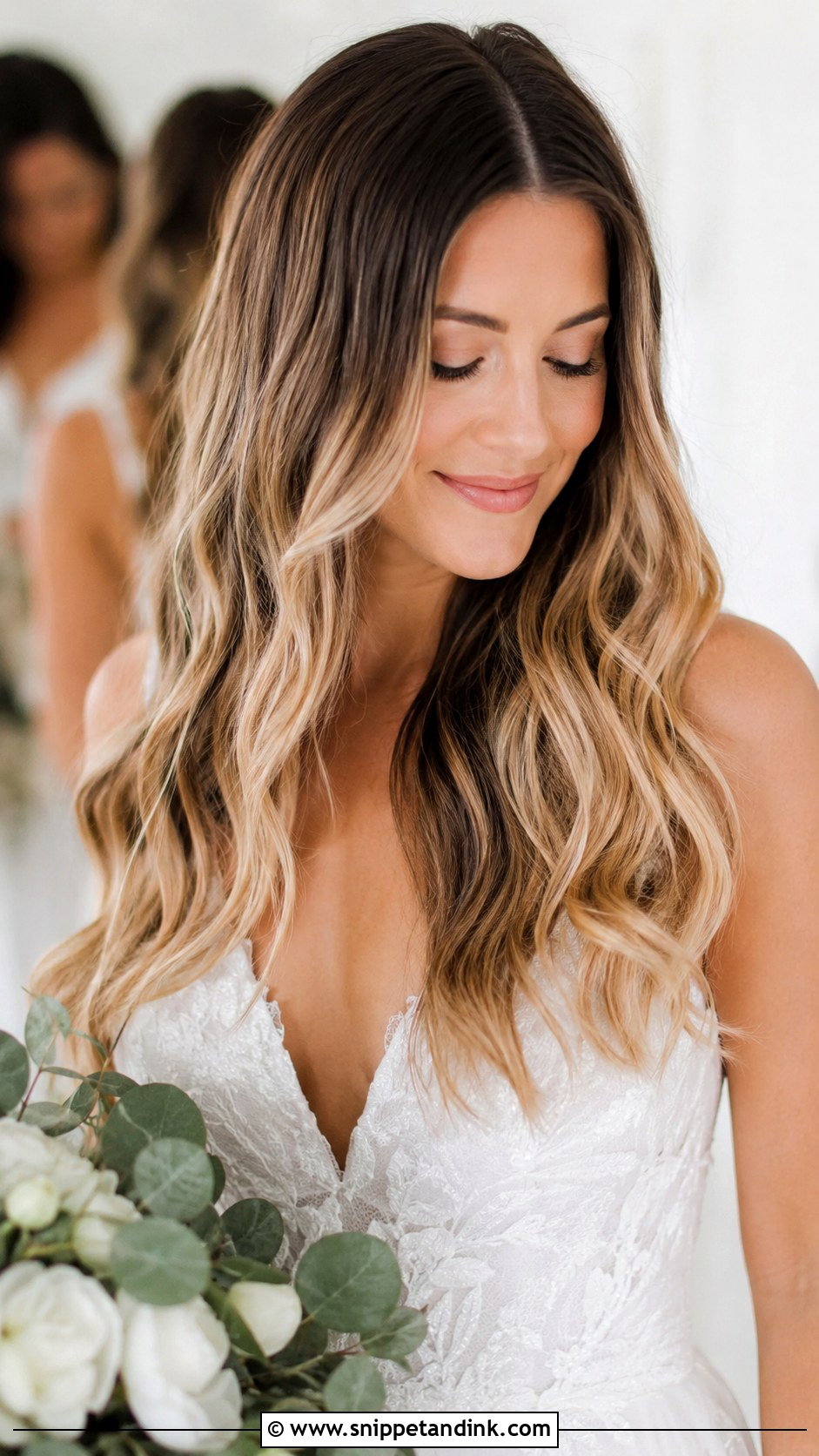 Ombre Wedding Hair Down - Snippet and Ink - 35 Wedding Hair Down Ideas