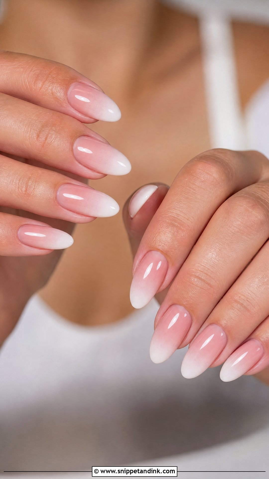 Ombre Wedding Nails - Snippet and Ink - 35 Wedding Day Nails
