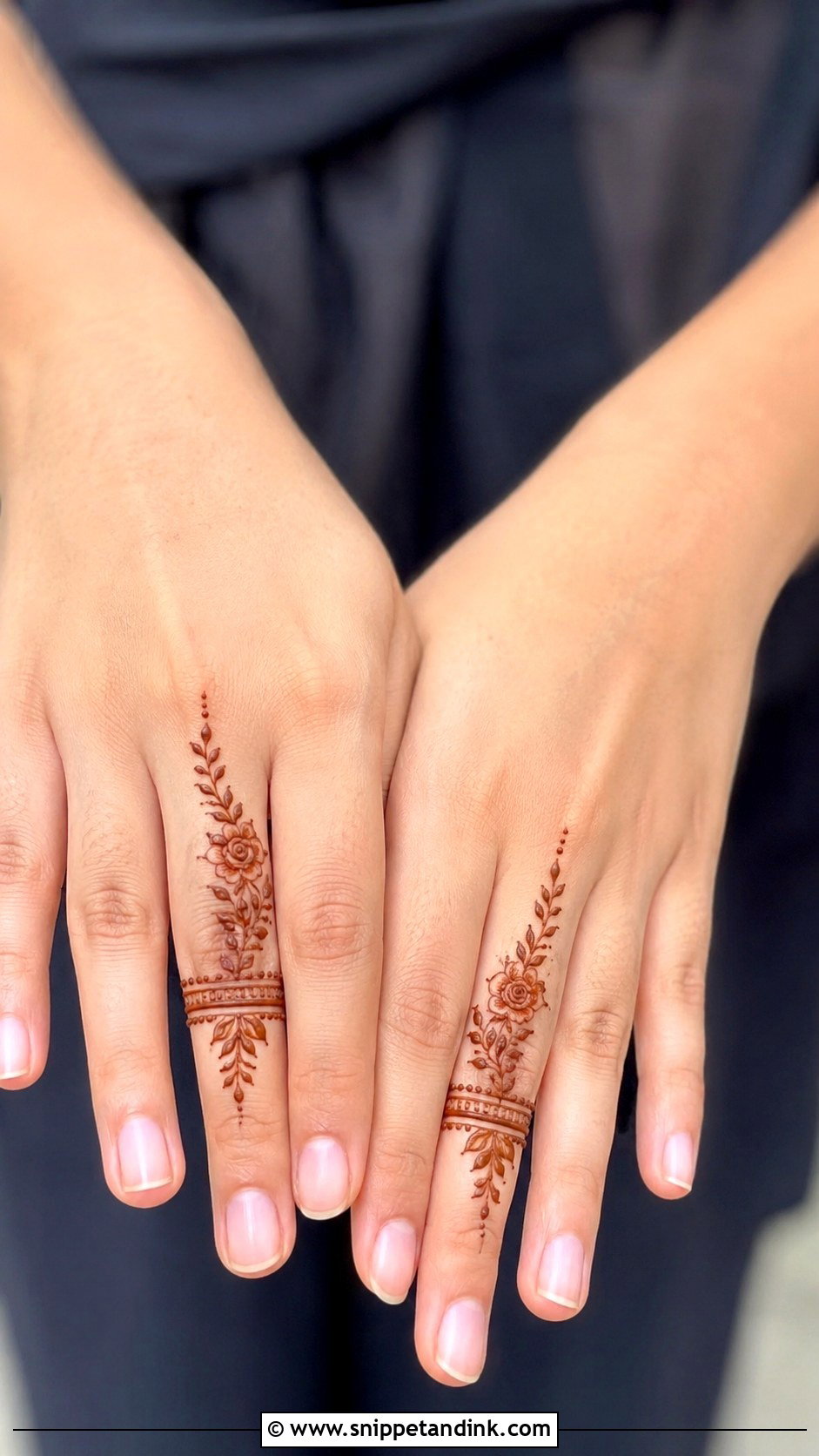 One Finger Mehndi Design - Snippet and Ink - 35 Fingers Mehndi Design Ideas