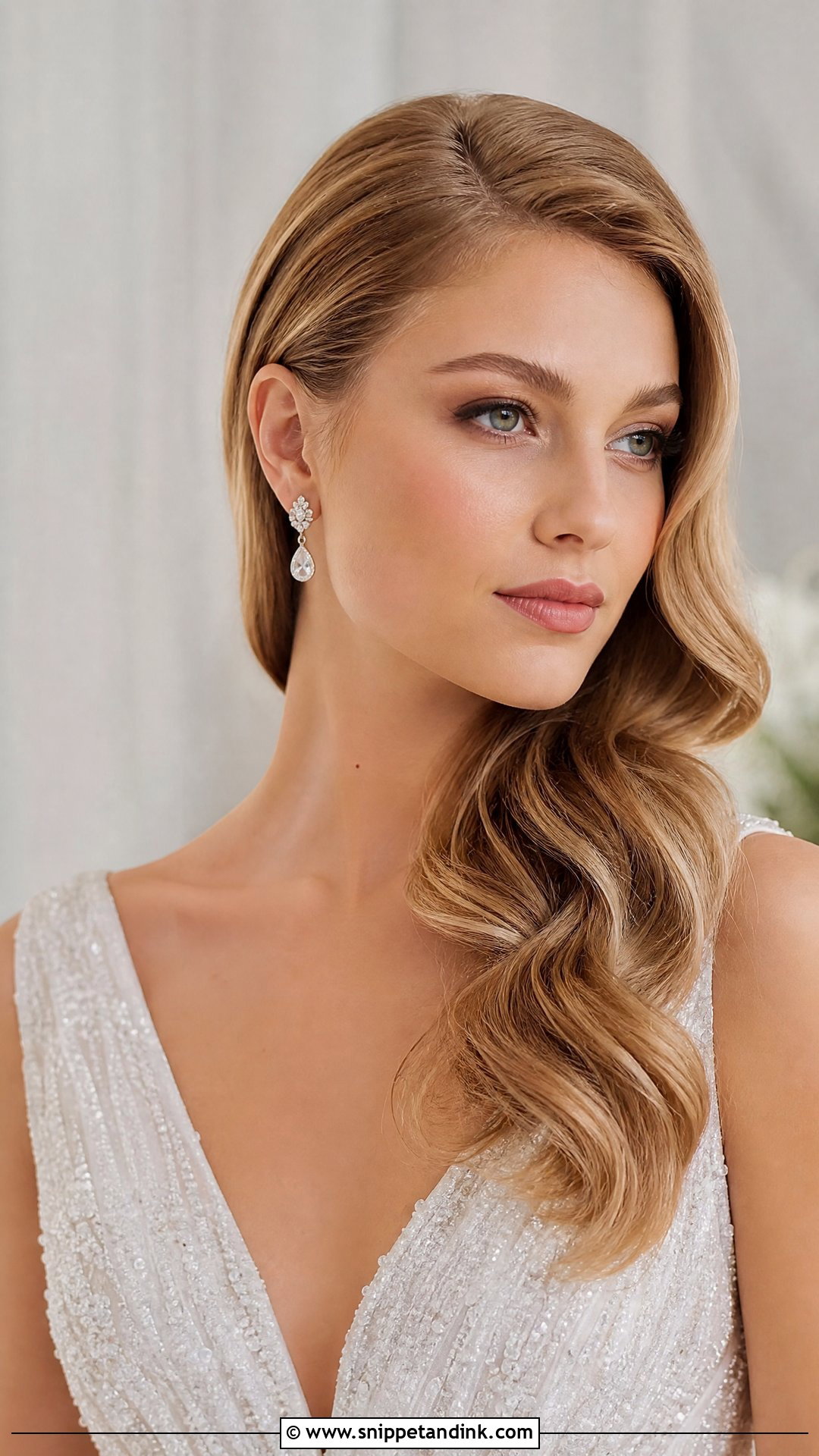 One Sided Sweep for Fine Hair - Snippet and Ink - 20 Wedding Guest Hair for Fine Hair Ideas