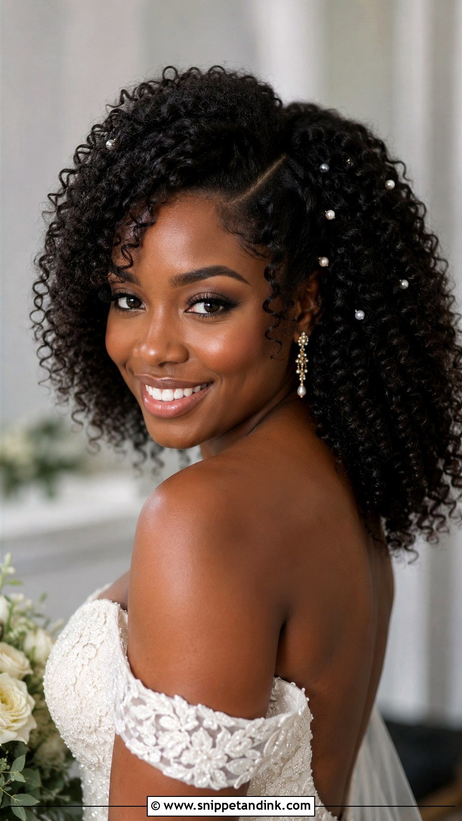 Open Bridal Hollywood Waves - Snippet and Ink - 15 Open Bride Hairstyles