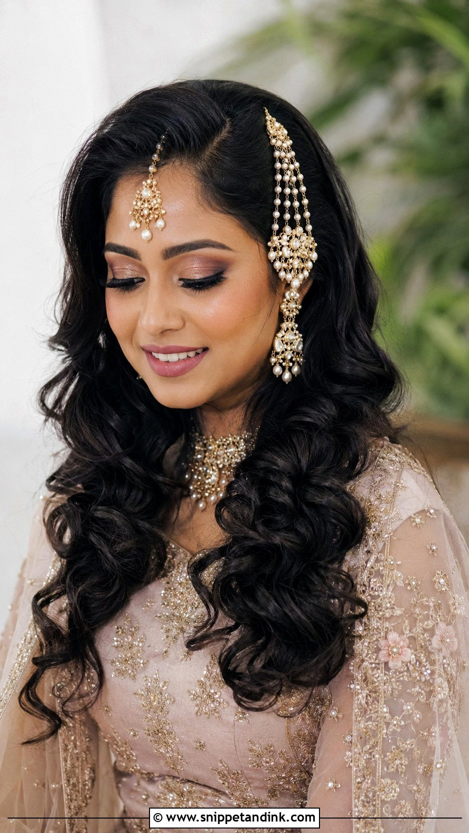 Open Curls with Passa for Indian Wedding - Snippet and Ink - 25 Curls Open Hairstyles Indian Wedding