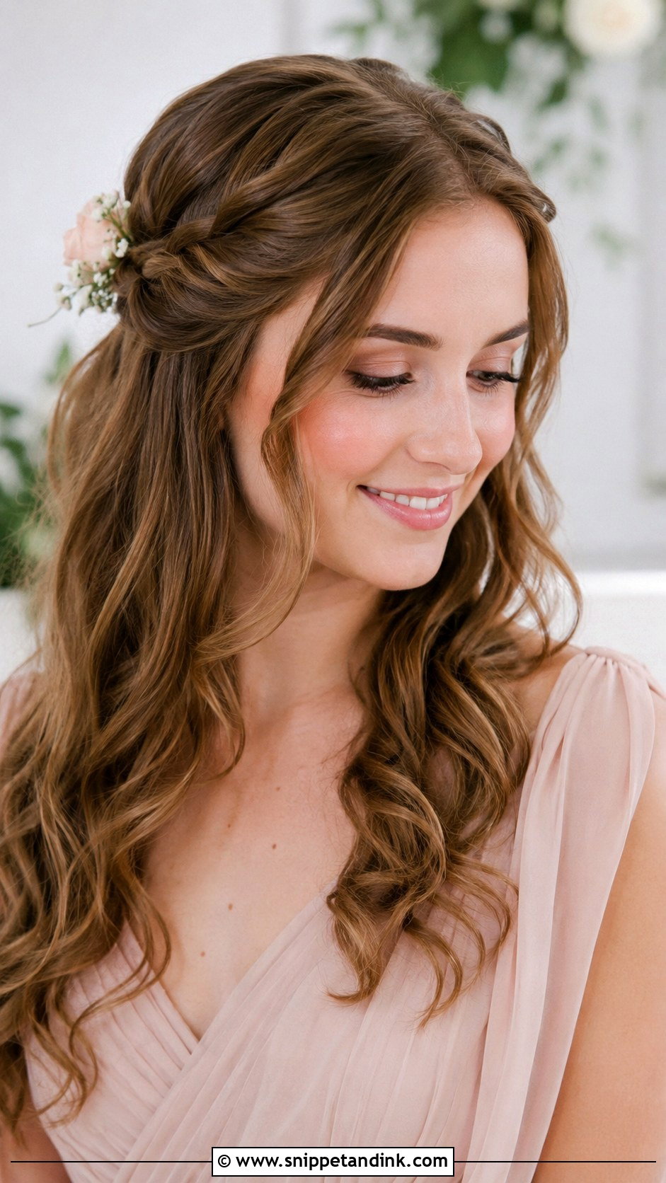 Open Hair With Soft Front Twists - Snippet and Ink - 30 Open Hairstyles for Engagement