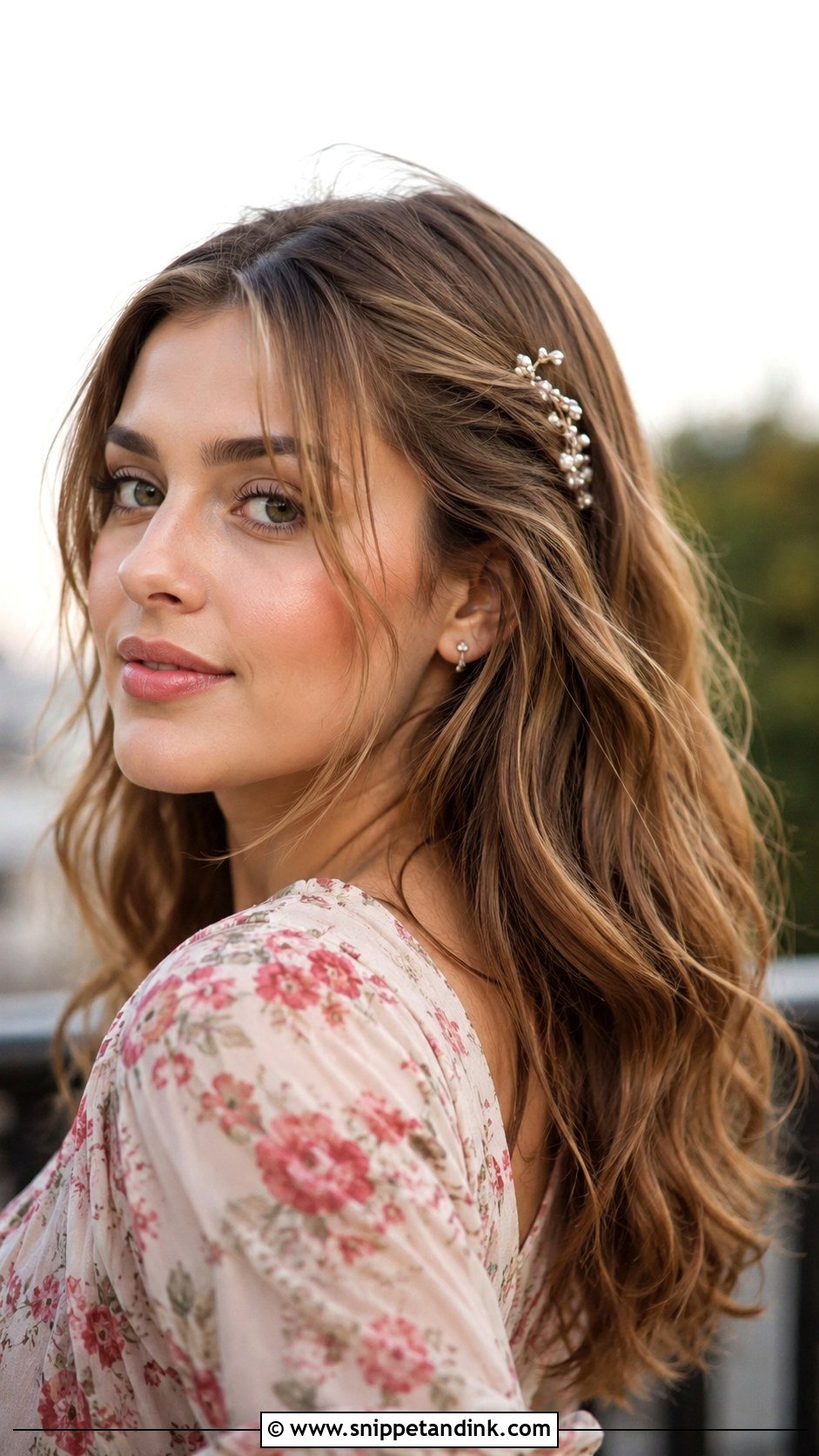 Open Hair With Soft Waves - Snippet and Ink - 20 Hairstyle for Sister Wedding Ideas