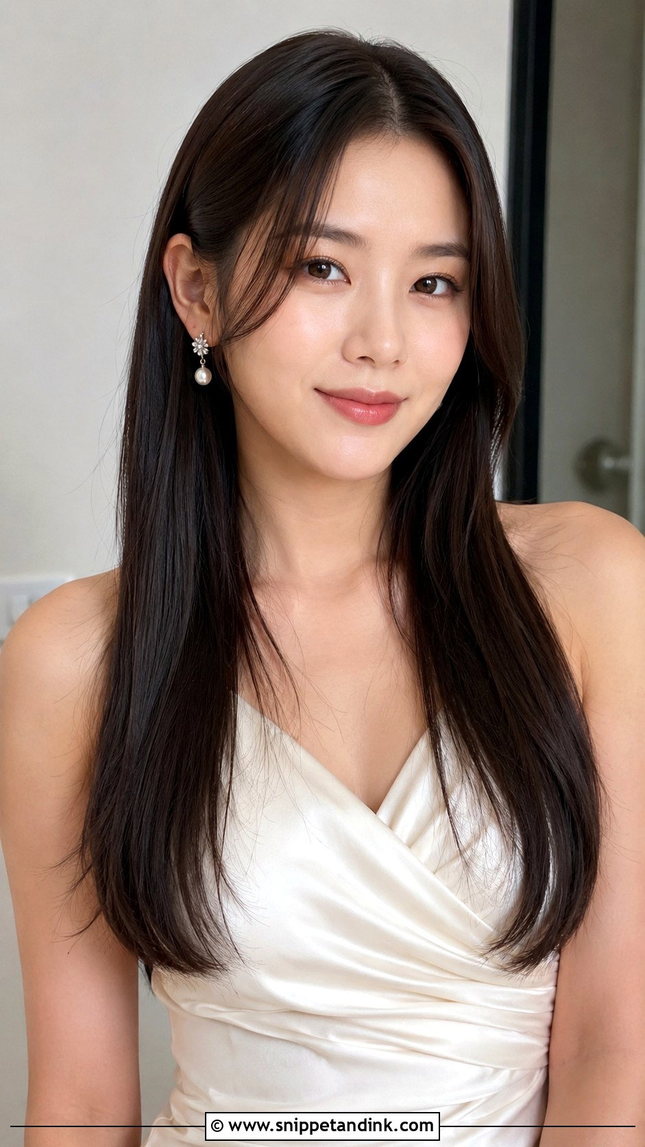 Open Hair With Straight Hair For Wedding - Snippet and Ink - 15 Hairstyles in Open Hair for Wedding