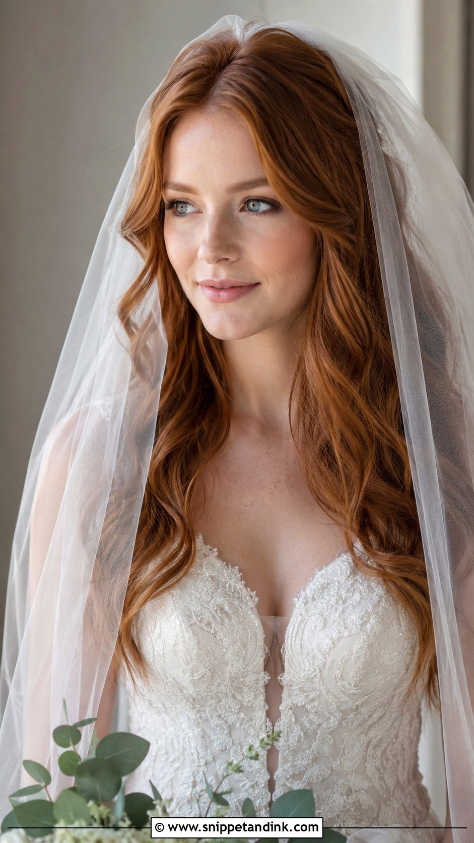 Open Hairstyle With Veil for Bride - Snippet and Ink - 25 Open Hairstyles for Bride
