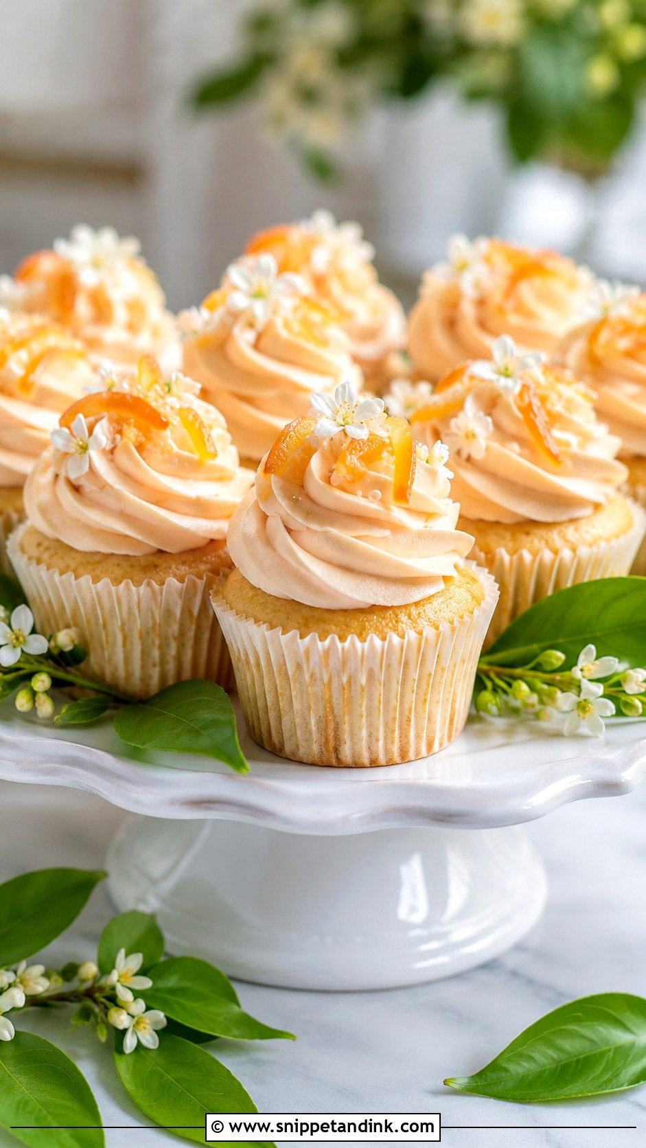 Orange Blossom Buttercream Wedding Cupcakes - Snippet and Ink - 25 Wedding Cupcake Frosting