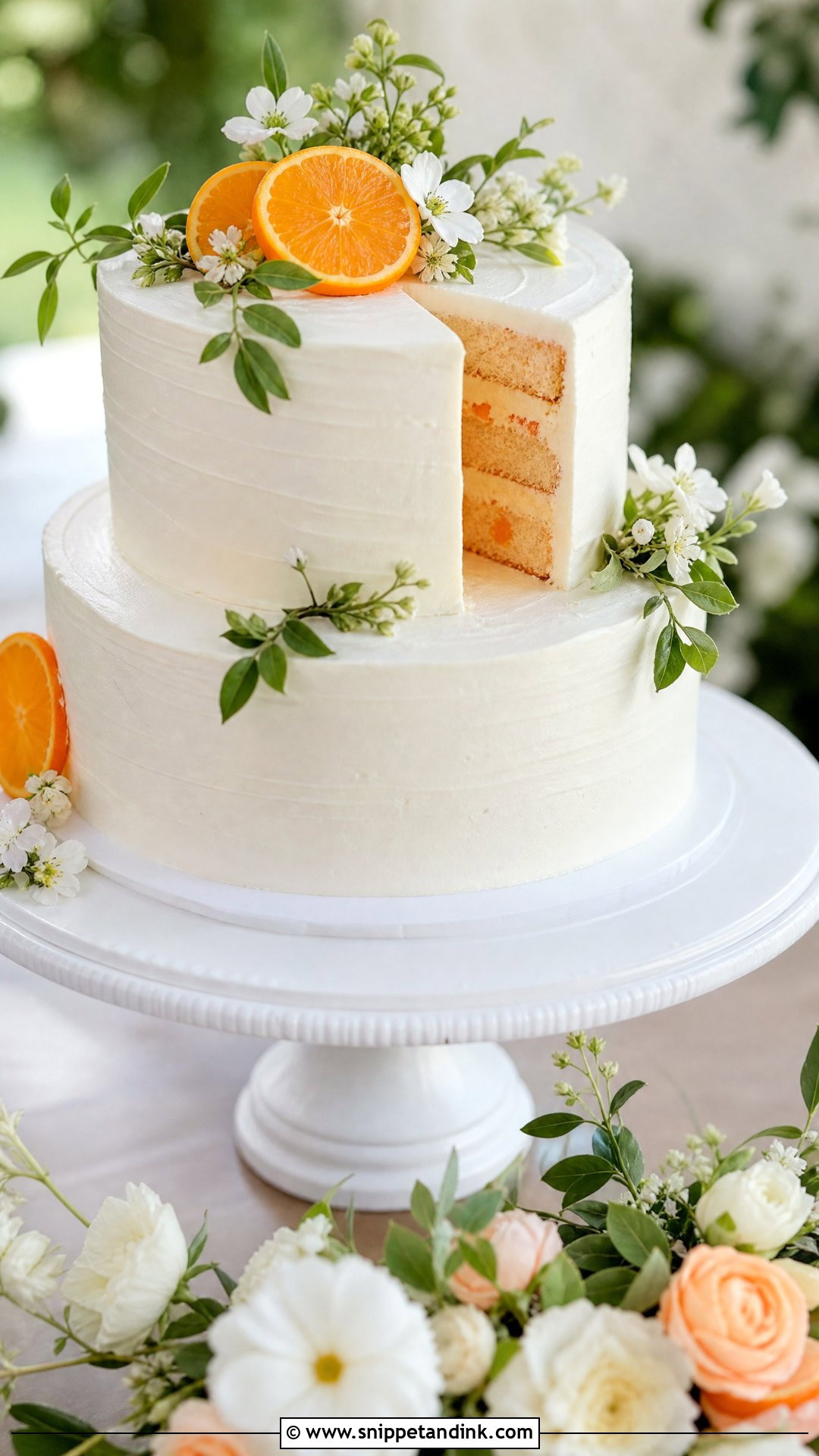 Orange Blossom Mexican Wedding Cake - Snippet and Ink - 20 Mexican Wedding Cakes