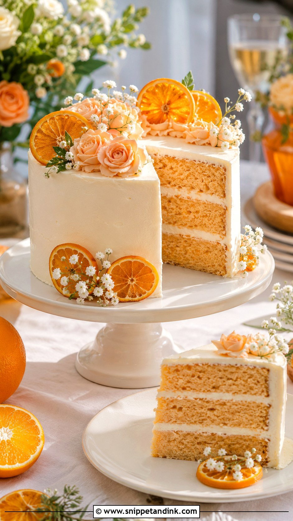 Orange Cream Wedding Cake Mix - Snippet and Ink - 20 Wedding Cake Mix Ideas