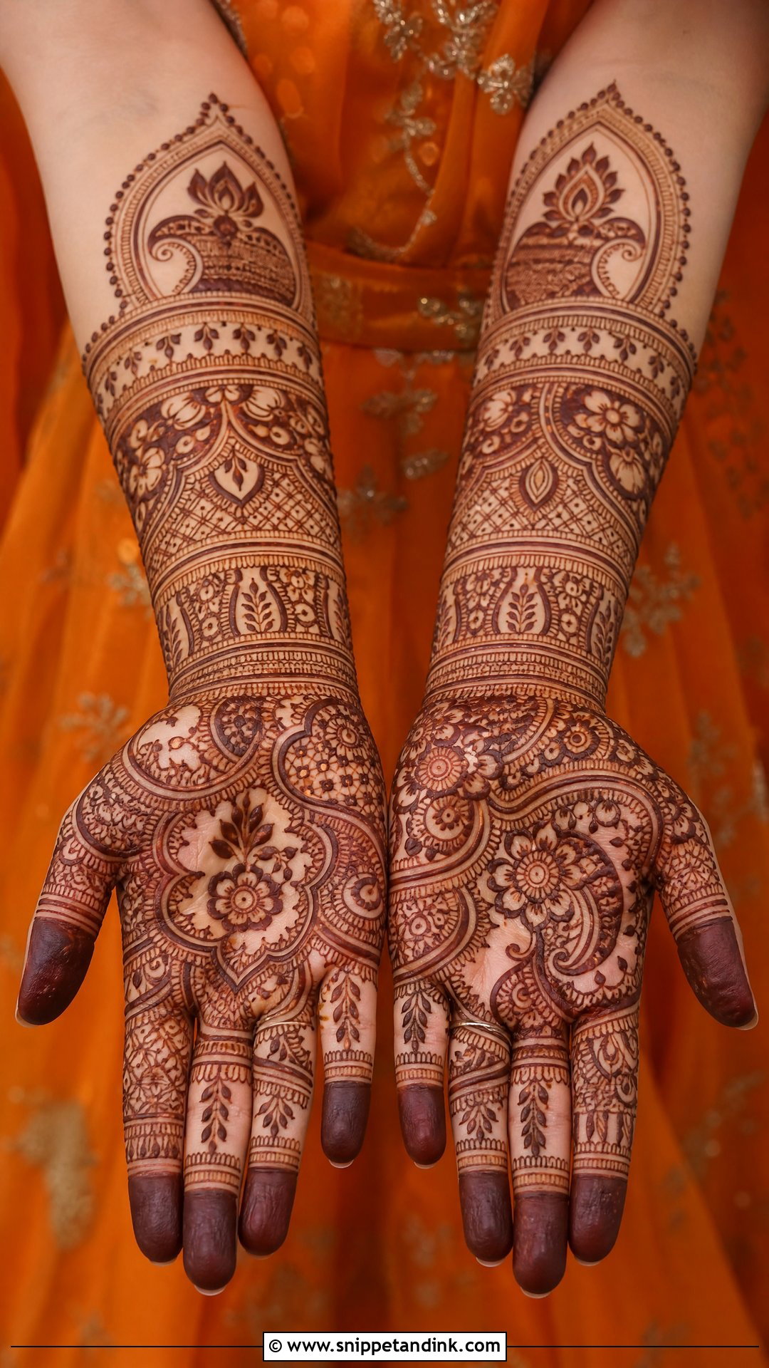 Orange Mehendi Outfit For Bride - Snippet and Ink - 20 Mehendi Outfit Inspo for Bride Ideas
