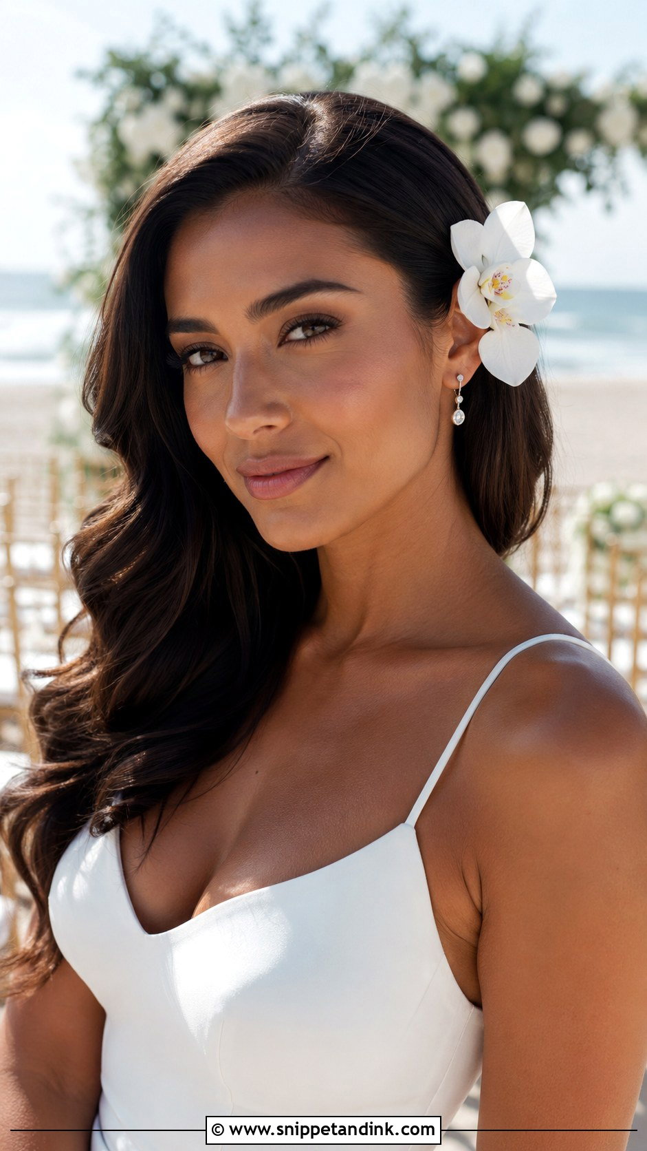 Orchid Hair Accessory Wedding Hair - Snippet and Ink - 20 Flower Hair Accessories Wedding Ideas