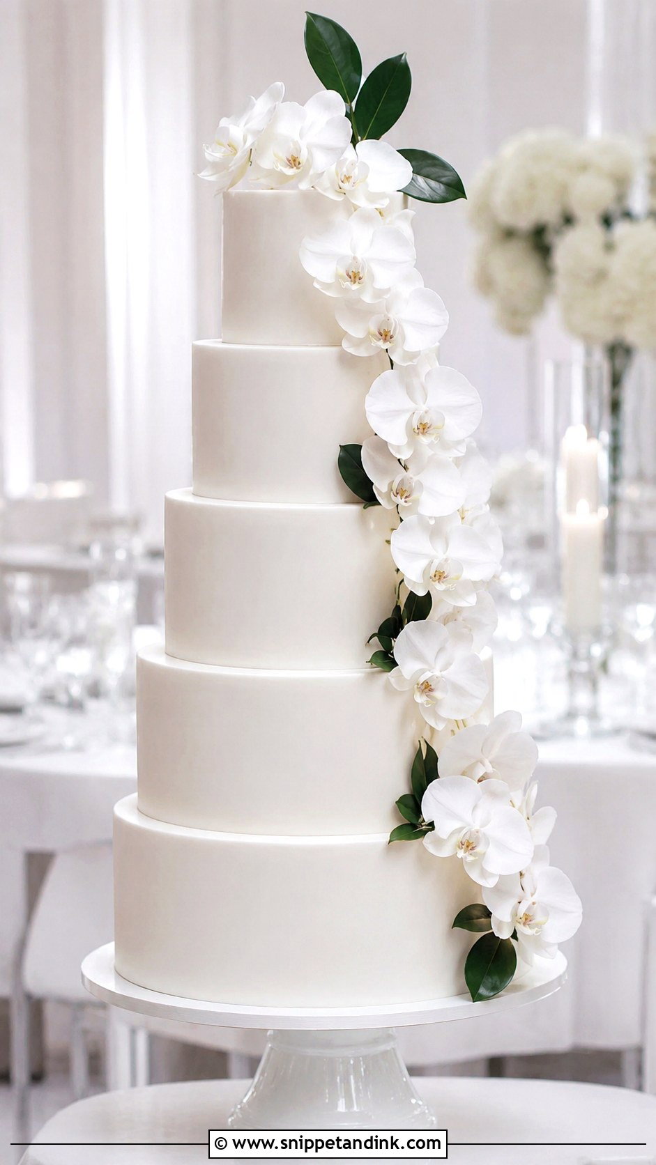 Orchid Wedding Cake - Snippet and Ink - 25 Flowers for Wedding Cake Ideas