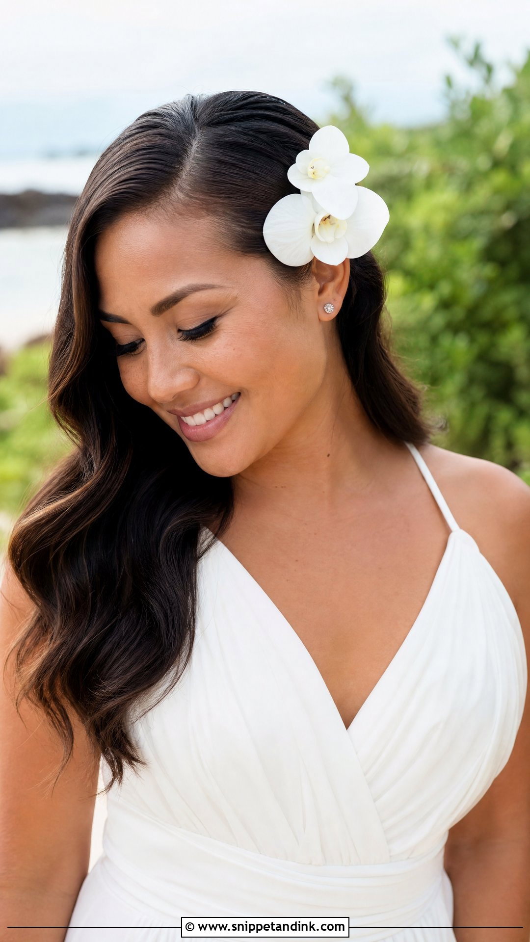 Orchid Wedding Hair - Snippet and Ink - 15 Flowers for Hair Wedding Ideas
