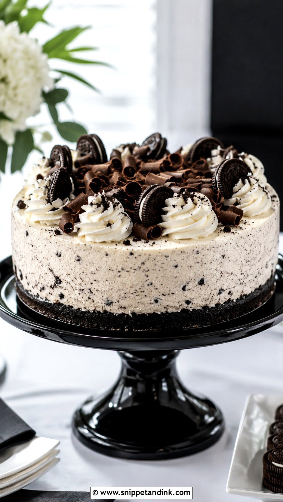 Oreo Cheesecake Wedding Cake - Snippet and Ink - 20 Cheesecakes for Weddings