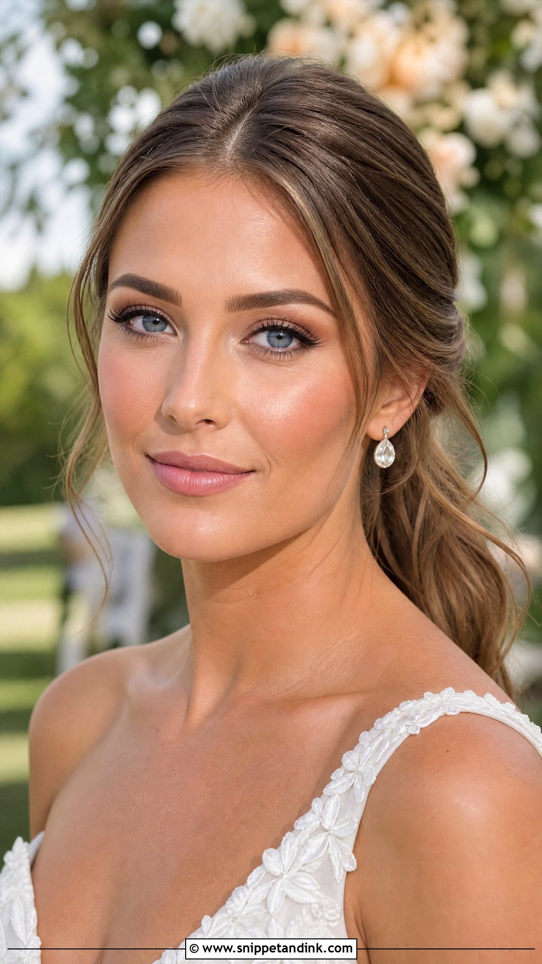 Outdoor Wedding Makeup For Blue Eyes - Snippet and Ink - 30 Soft Wedding Makeup for Blue Eyes