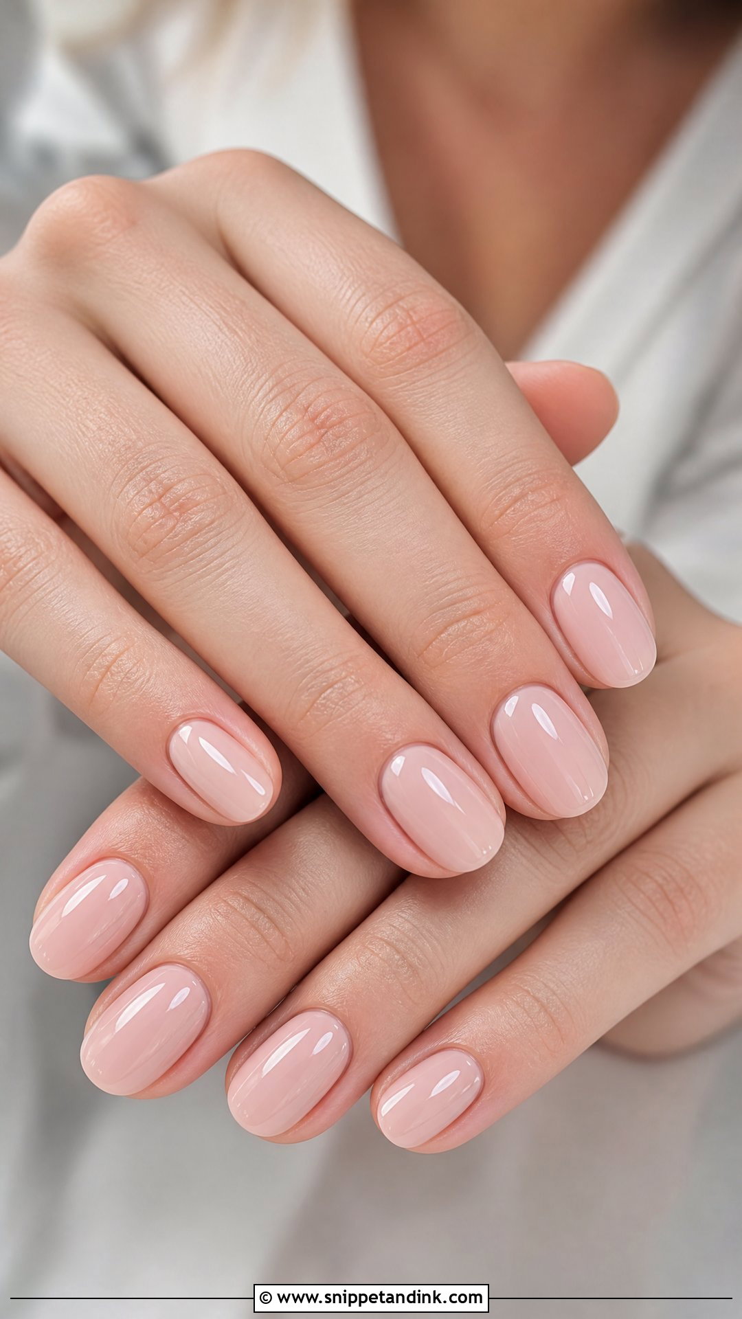 Oval Bridal Gel Nails - Snippet and Ink - 25 Bridal Gel Nails