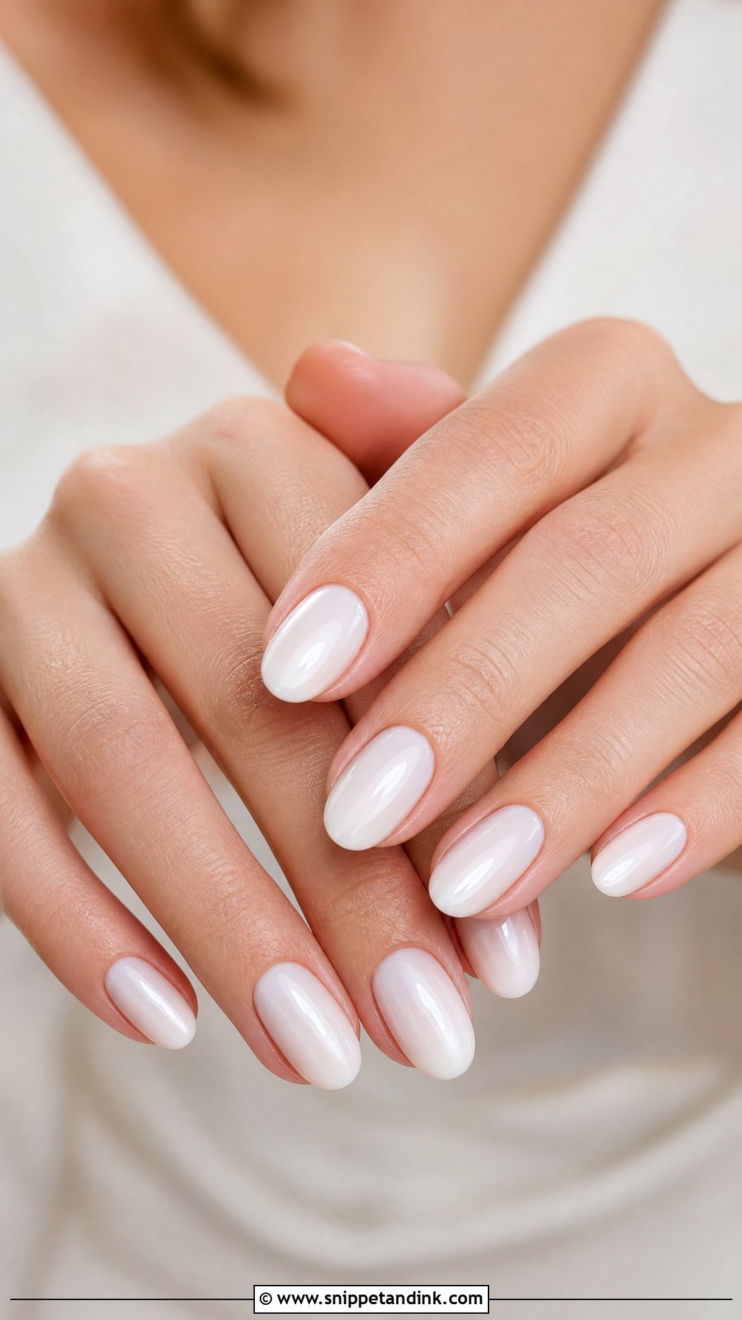 Oval Bridal Nails - Snippet and Ink - 35 Bridal Nails Wedding