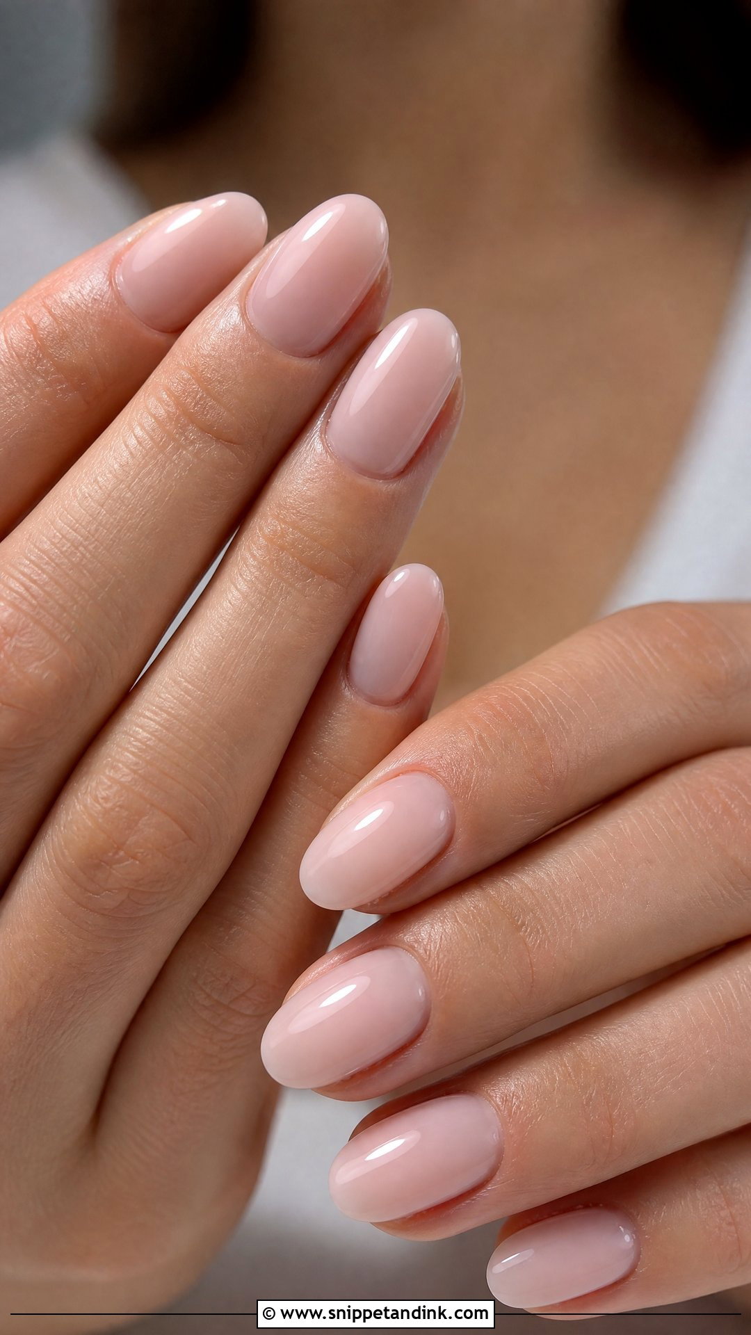 Oval Bridal Nails - Snippet and Ink - 25 Simple Bridal Wedding Nails for Bride