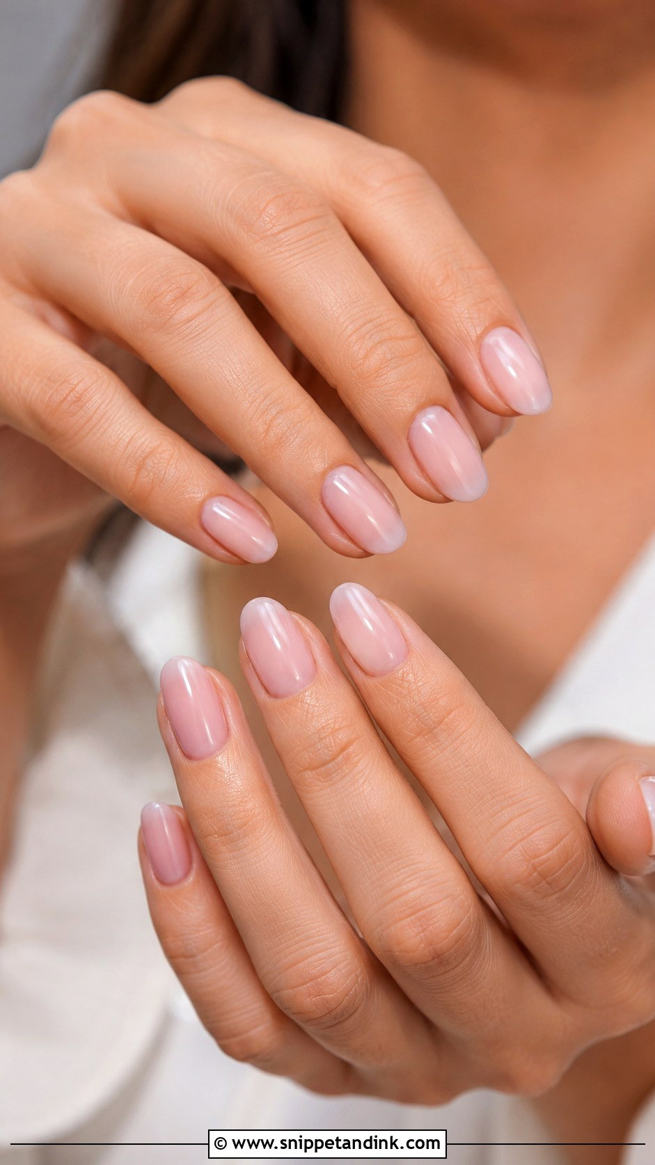 Oval Bridal Nails - Snippet and Ink - 20 Classic Bridal Nails