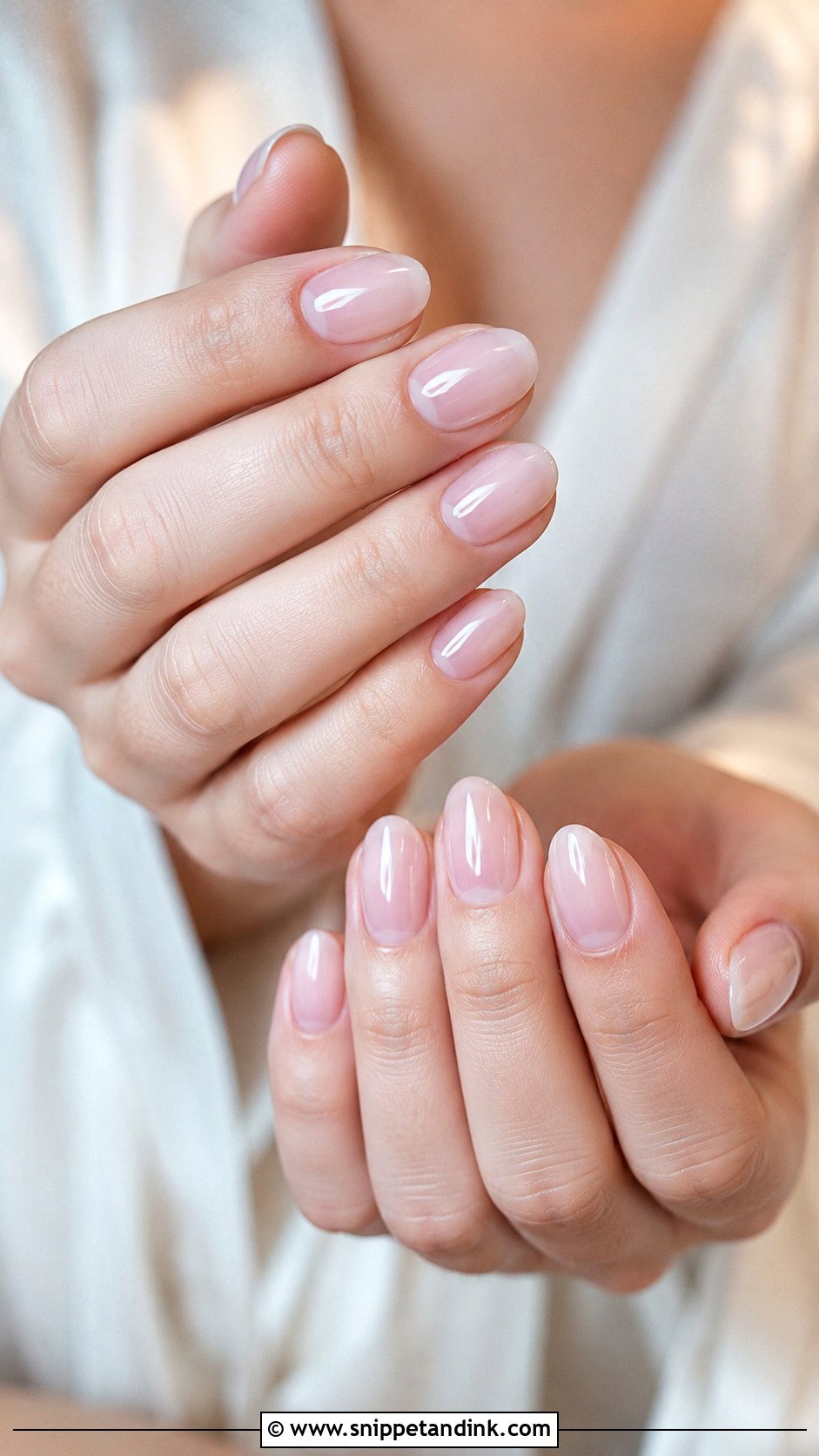 Oval Bride Nail Extension - Snippet and Ink - 20 Nail Extension for Bride Ideas