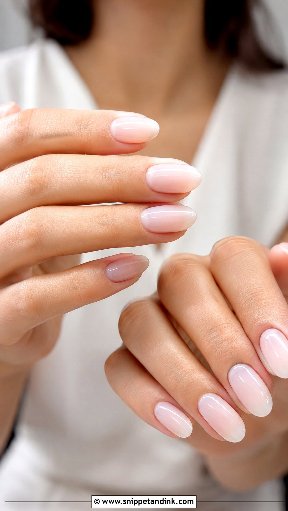 Oval Bride Wedding Nails - Snippet and Ink - 30 Bride's Nails Wedding