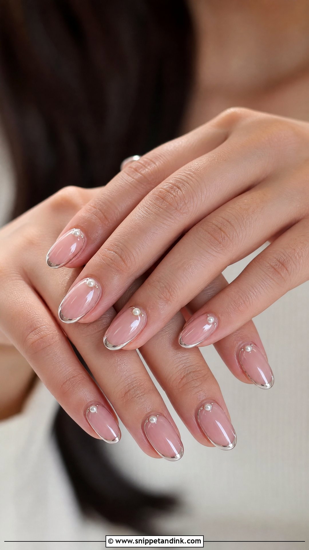 Oval Engagement Nails - Snippet and Ink - 25 Nail Art for Engagement Brides Ideas