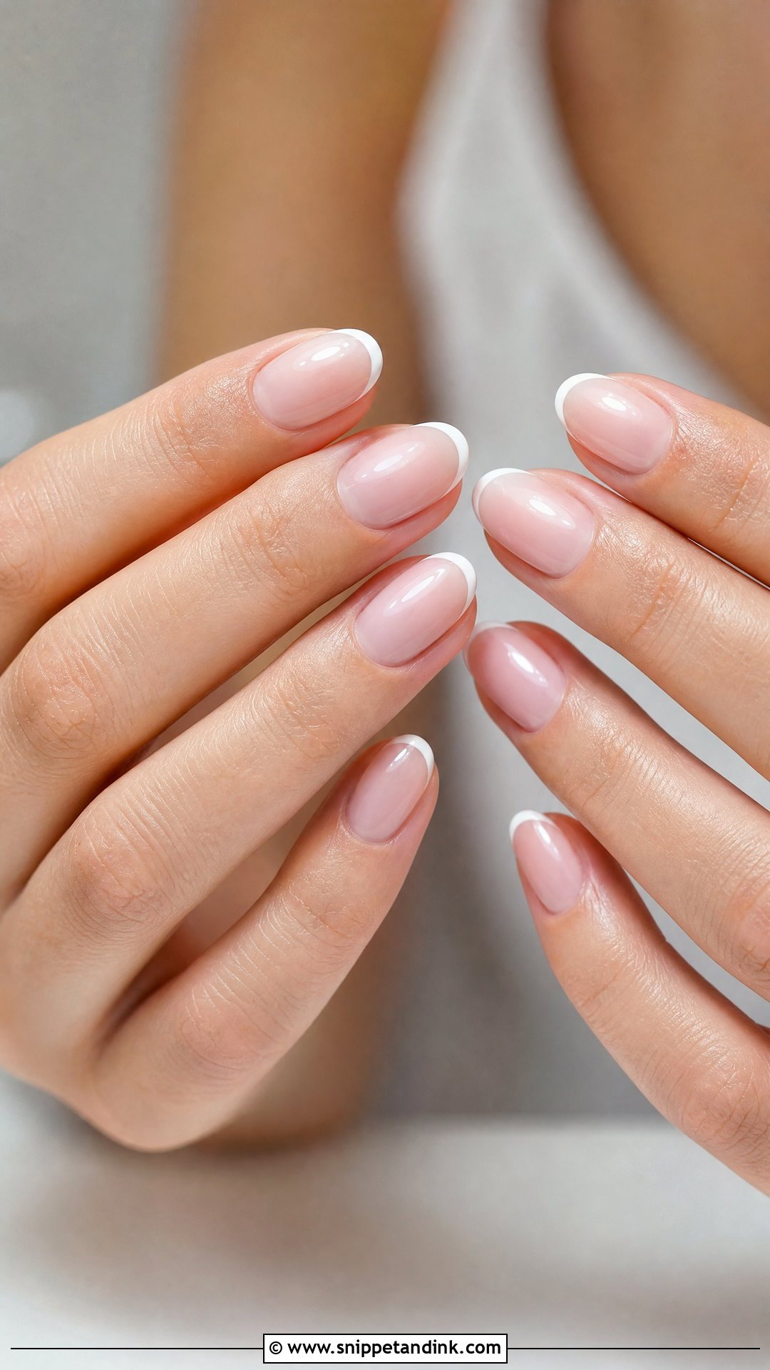 Oval French Tip Wedding Nails - Snippet and Ink - 25 French Tip Wedding Nails for Bride