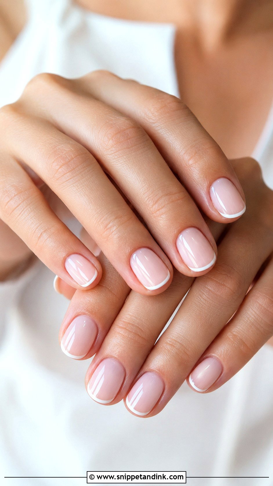 Oval French Wedding Nails - Snippet and Ink - 20 Oval Wedding Nails