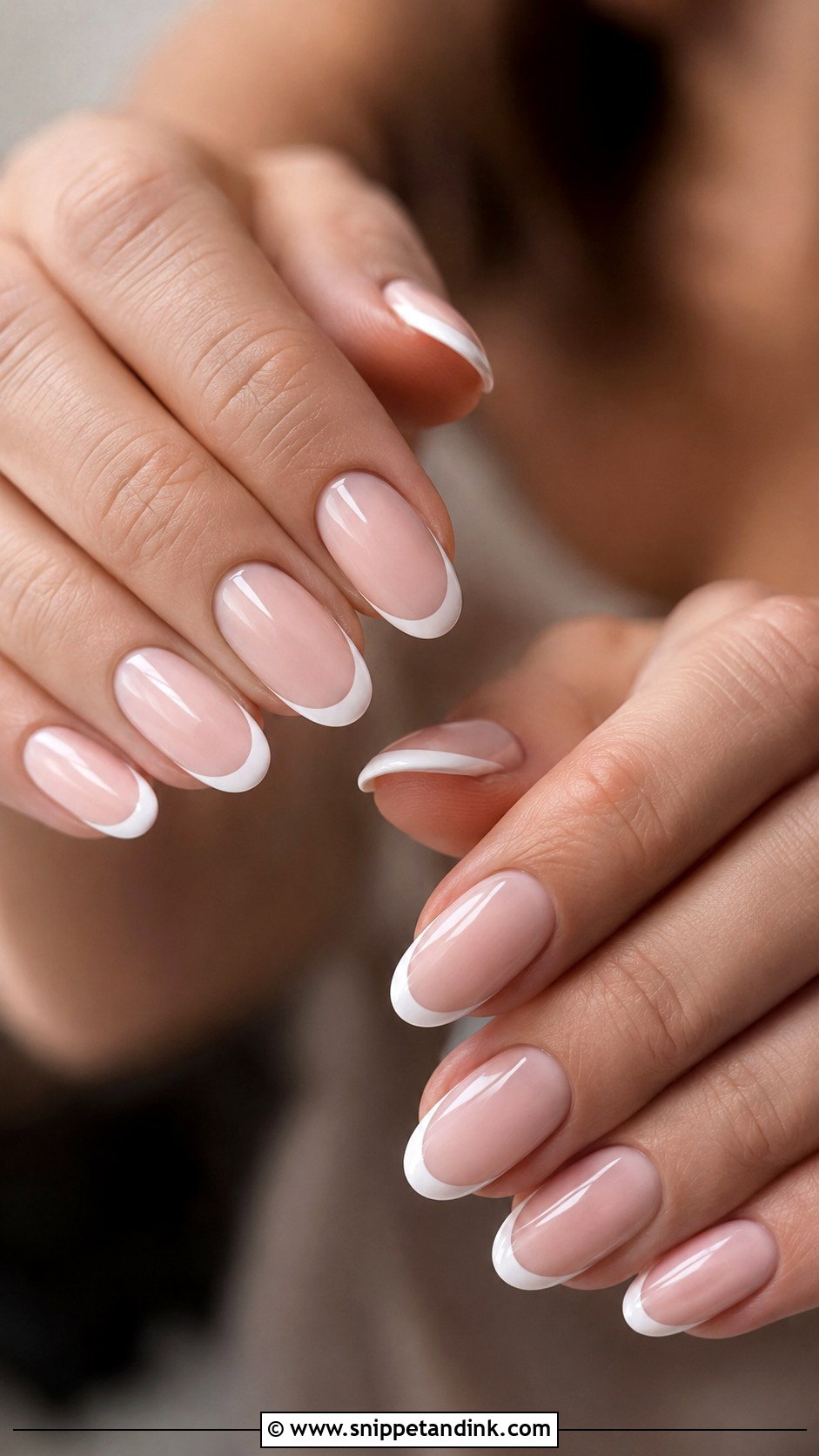 Oval French Wedding Nails - Snippet and Ink - 20 French Nails Wedding Brides