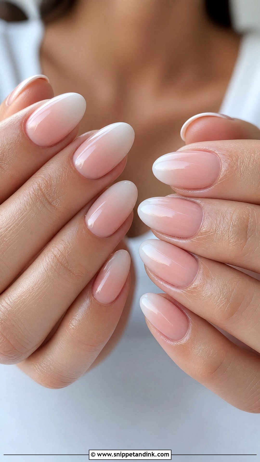 Oval Ombre Wedding Nails - Snippet and Ink - 25 Ombre Wedding Nails