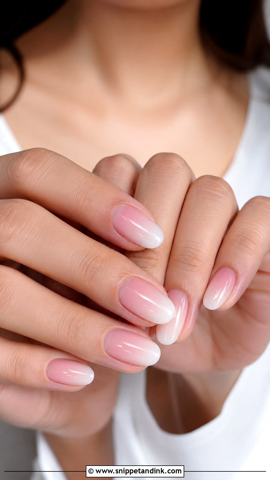 Oval Ombre Wedding Nails - Snippet and Ink - 20 Ombre Wedding Nails for Bride