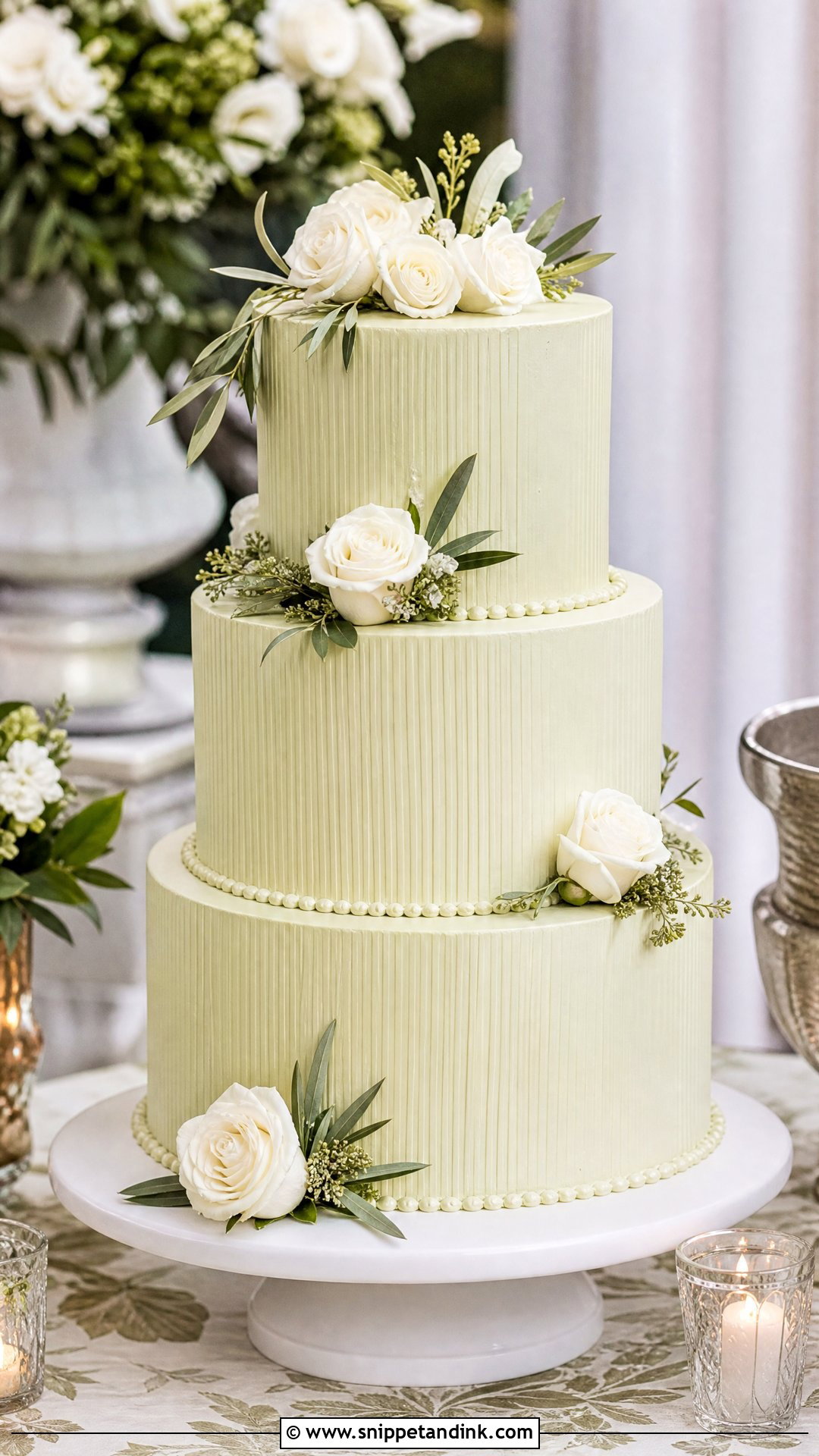 Oval Wedding Cake - Snippet and Ink - 25 Big Cake Design Ideas for Wedding