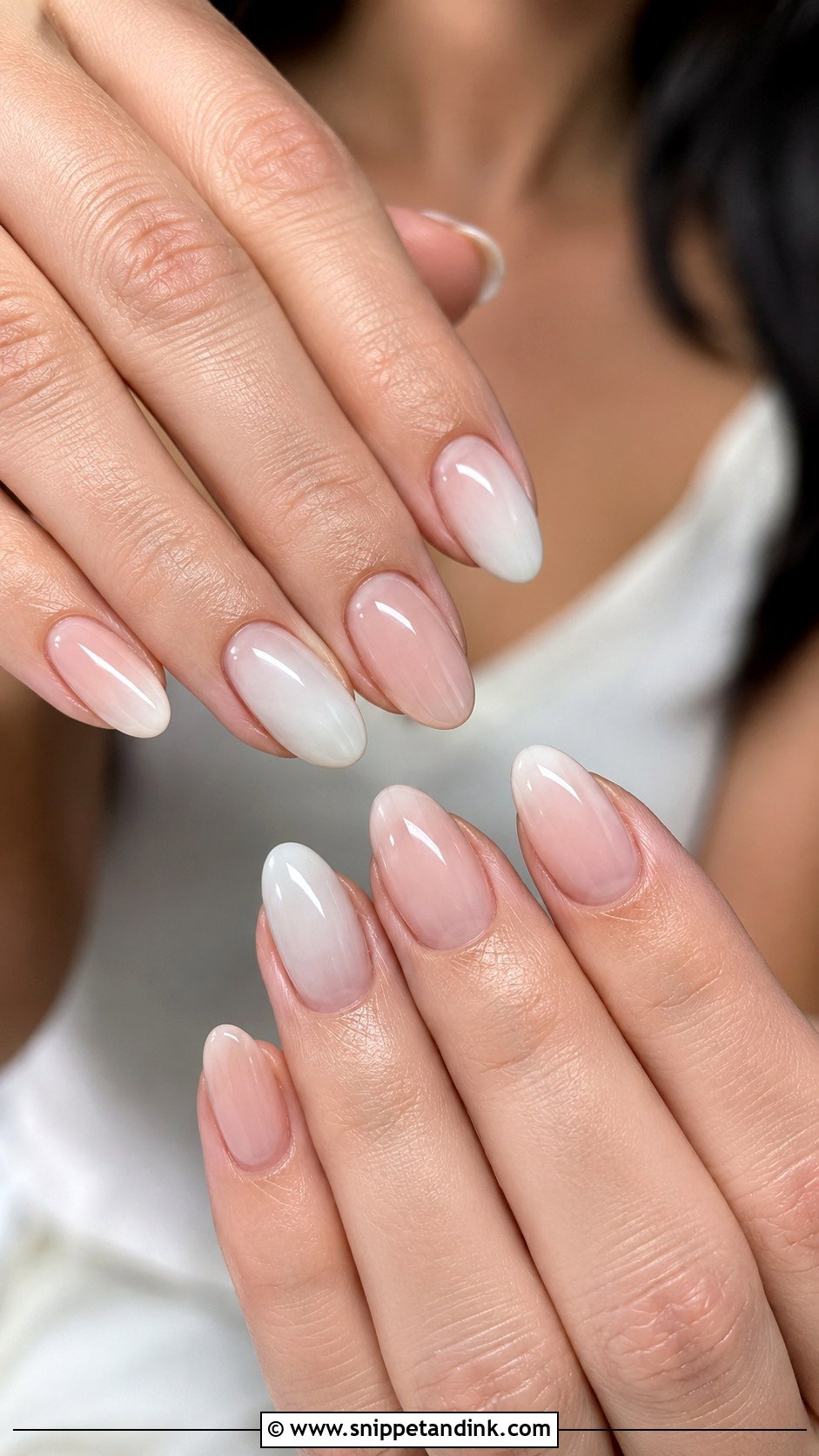Oval Wedding Nail Extensions - Snippet and Ink - 20 Wedding Nail Extensions Ideas