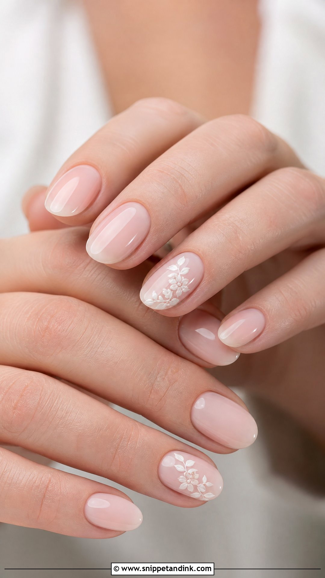 Oval Wedding Nails - Snippet and Ink - 25 Nail Art Designs for Wedding