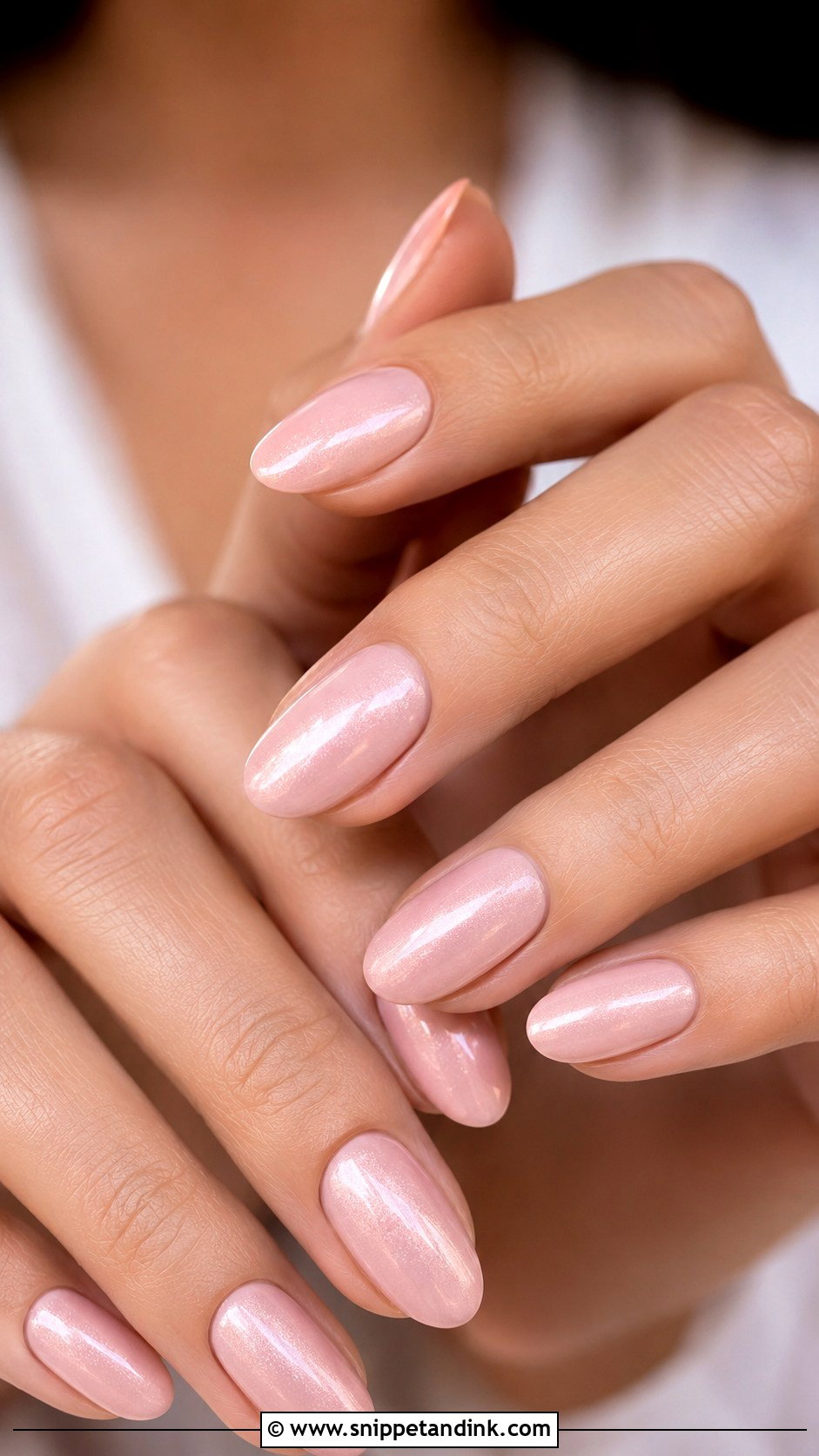 Oval Wedding Nails - Snippet and Ink - 30 Best Wedding Nails Brides