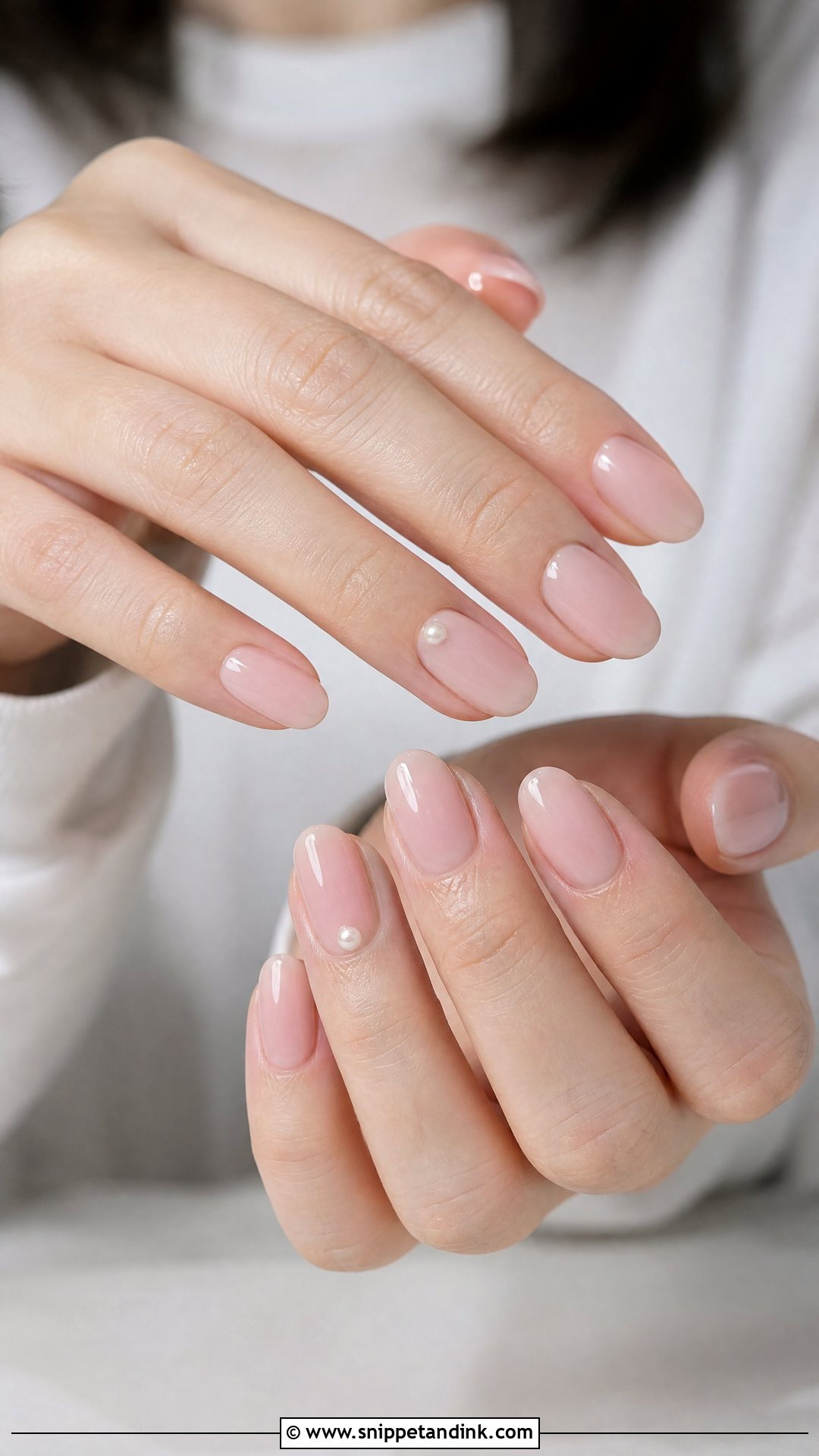 Oval Wedding Nails - Snippet and Ink - 30 Wedding Nail Art Design for Bride Ideas