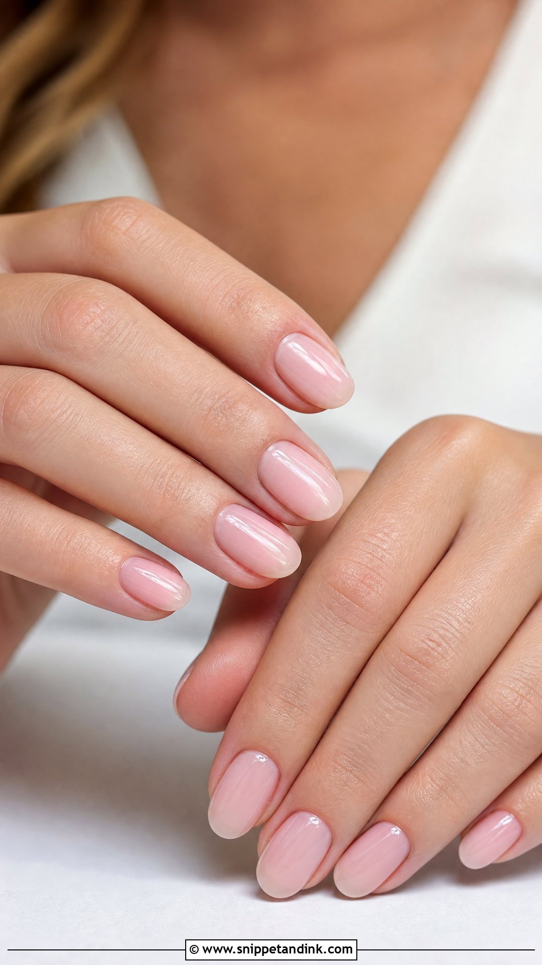 Oval Wedding Nails - Snippet and Ink - 35 Wedding Day Nails
