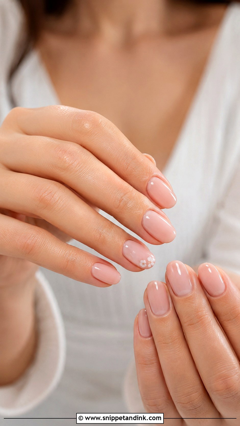 Oval Wedding Nails - Snippet and Ink - 35 Wedding Nail Ideas