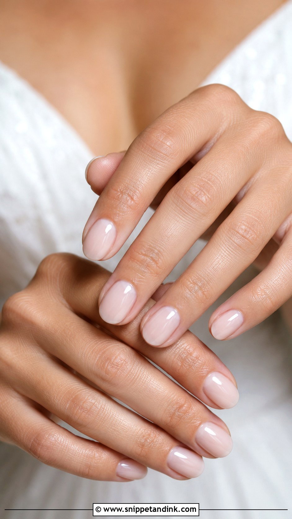 Oval Wedding Nails - Snippet and Ink - 20 Simple Nails for Wedding