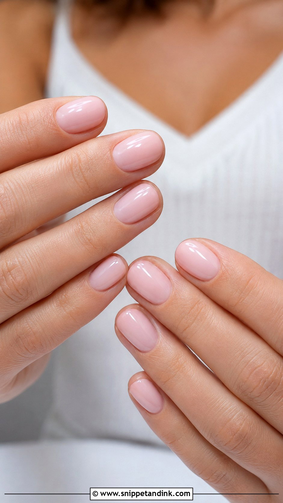 Oval Wedding Nails - Snippet and Ink - 20 Subtle Wedding Nails