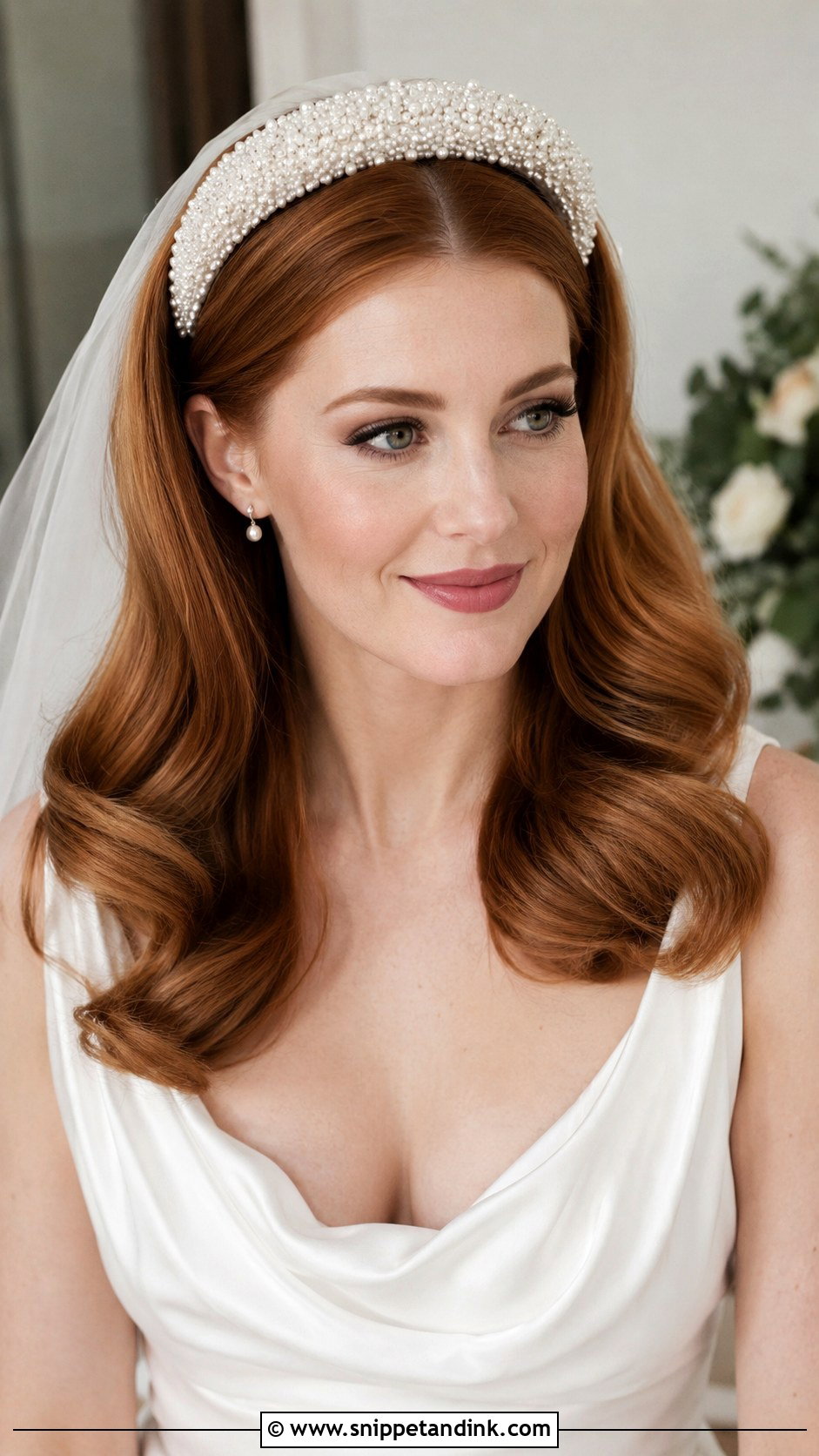 Padded Headband Wedding Hairstyle - Snippet and Ink - 20 Headband Wedding Hairstyles
