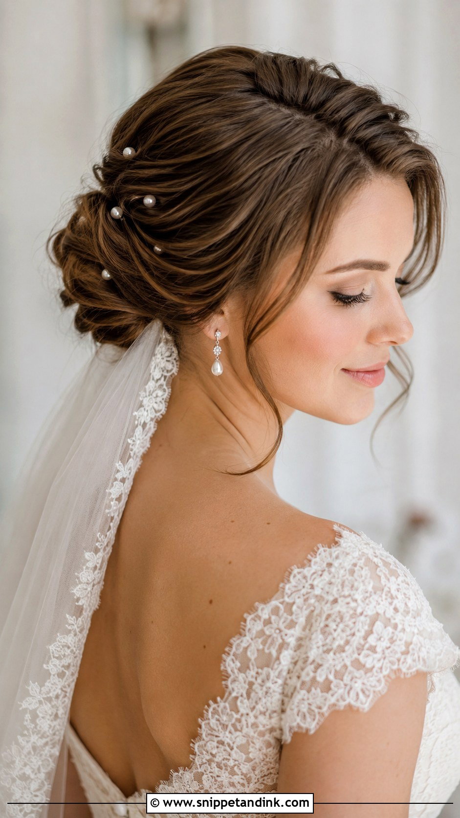 Padme Wedding Pearl Bun - Snippet and Ink - 15 Padme Wedding Hair Ideas