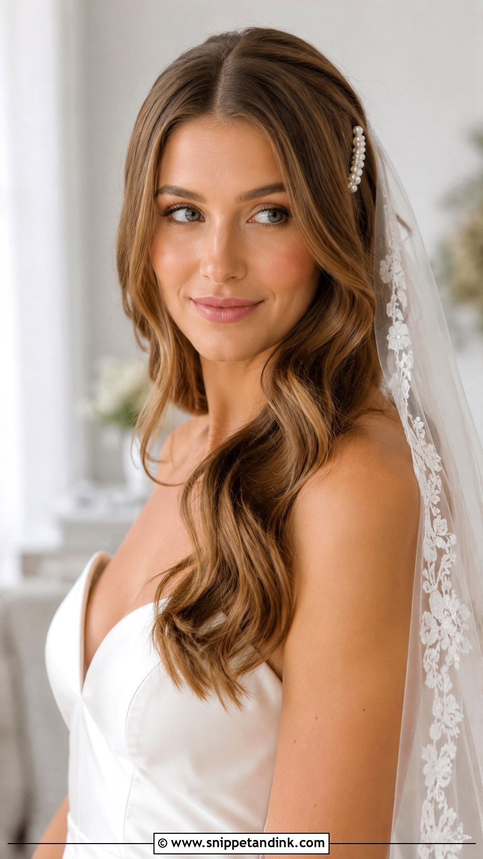 Padme Wedding Soft Waves - Snippet and Ink - 15 Padme Wedding Hair Ideas