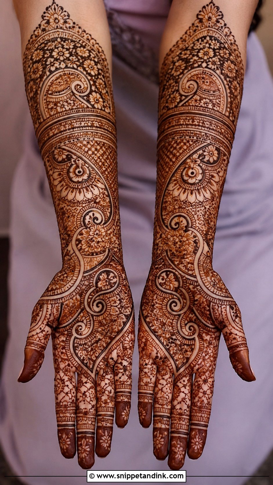 Paisley Bridal Mehndi Design - Snippet and Ink - 35 Wedding Mehndi Designs