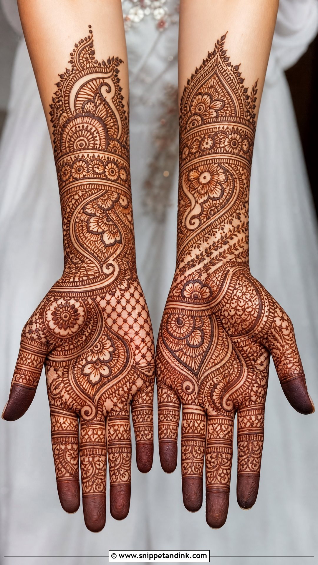 Paisley Bridal Mehndi Design - Snippet and Ink - 25 Bridal Mehndi Design 2025 Ideas