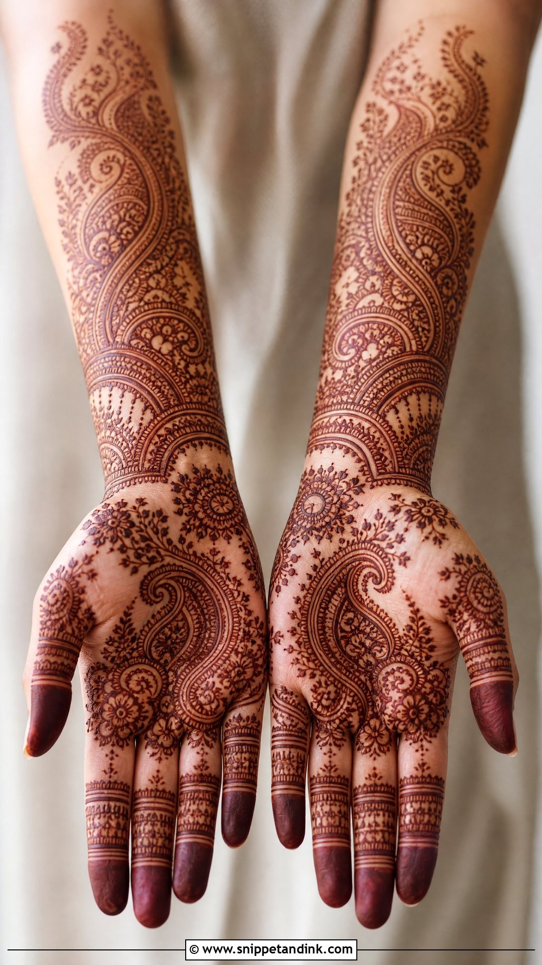 Paisley Bridal Mehndi - Snippet and Ink - 20 Indian Bridal Mehndi Designs Brides