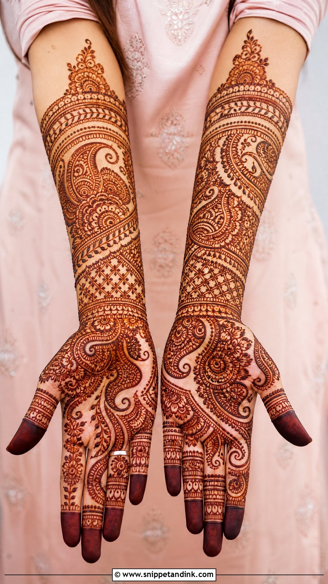 Paisley Bridal Wedding Henna Design - Snippet and Ink - 30 Wedding Henna Designs